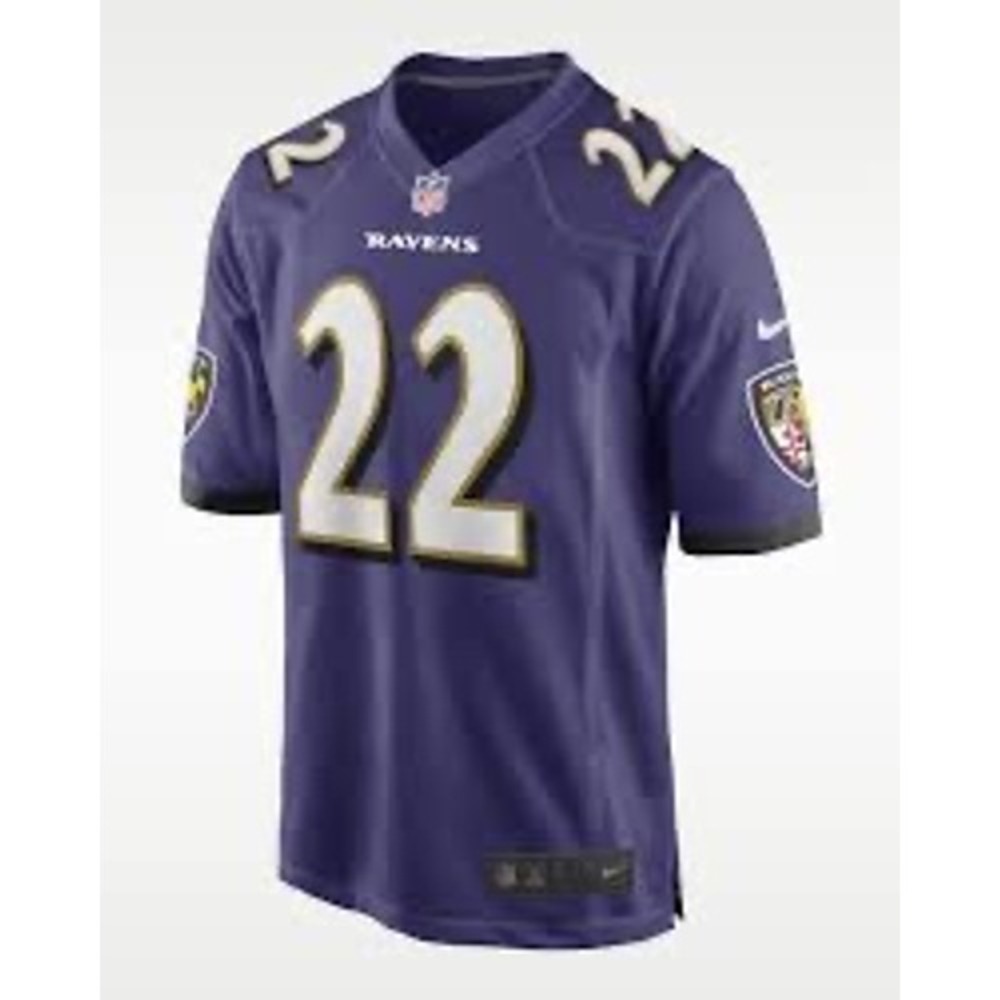 Nike Jersey Derrick Henry Baltimore Ravens #22 Youth Kids XL Purple Football New